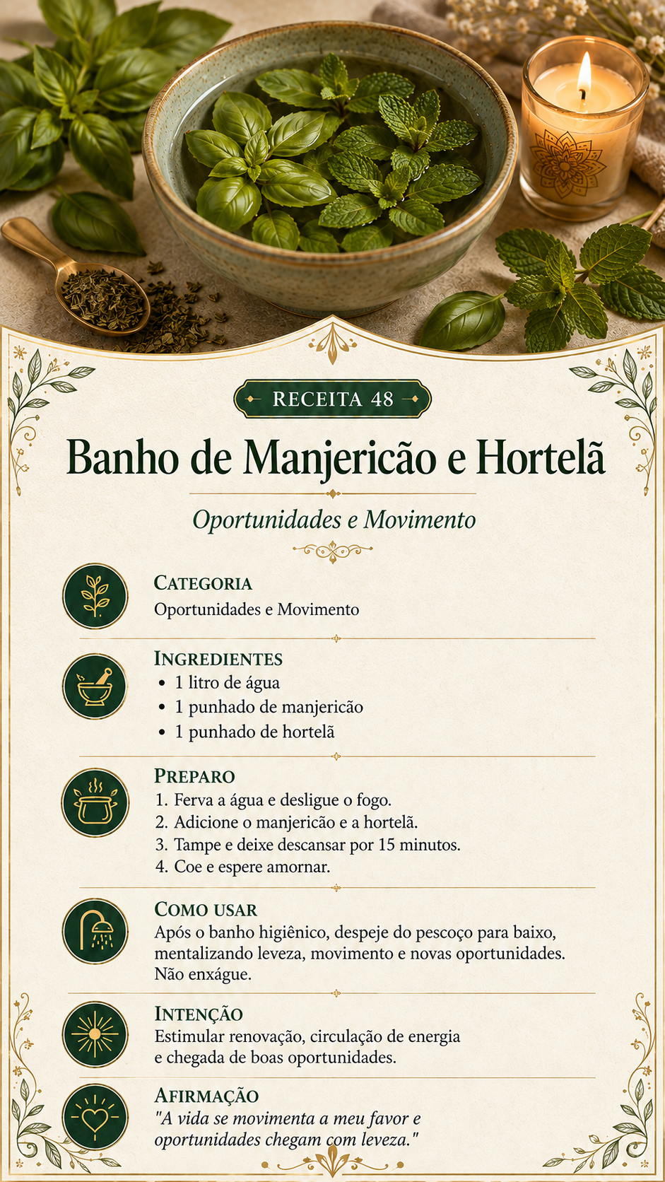 Banho de Cravo e Louro