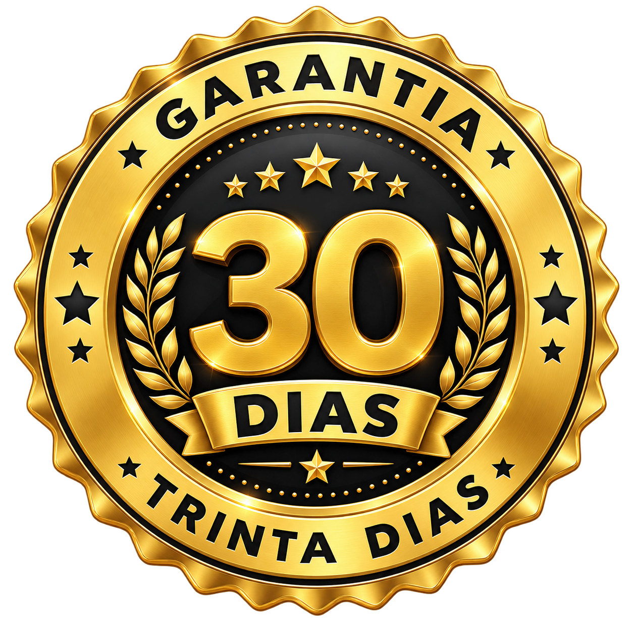 Selo garantia de 30 dias